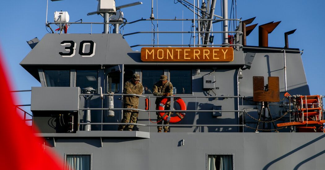 U.S. Army Begins Building Floating Aid Pier off Gaza, Pentagon Says